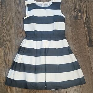 GAP Navy and Cream Striped Dress